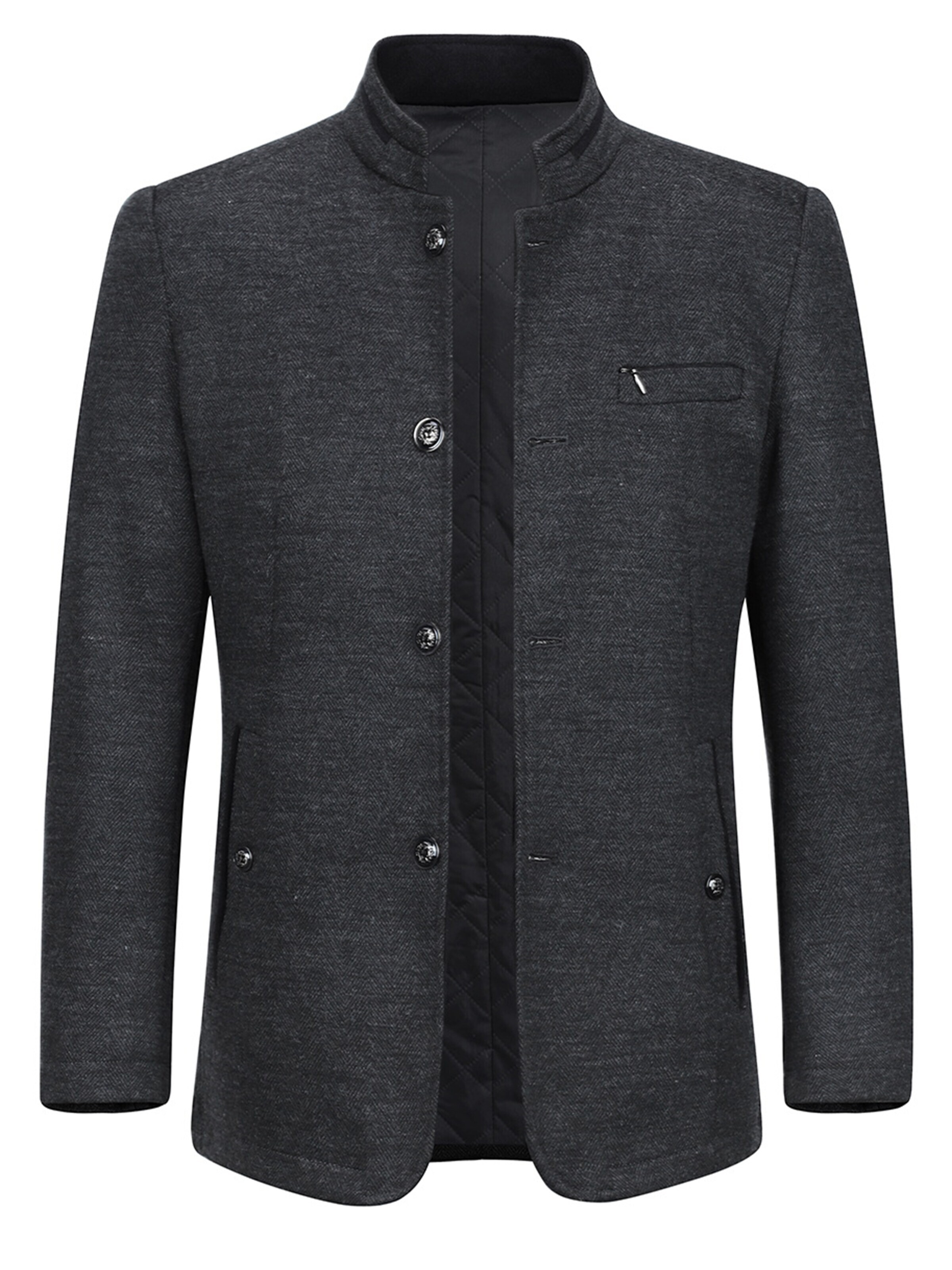 Cappotto invernale 'Eiskante' di ALLTHEMEN in grigio