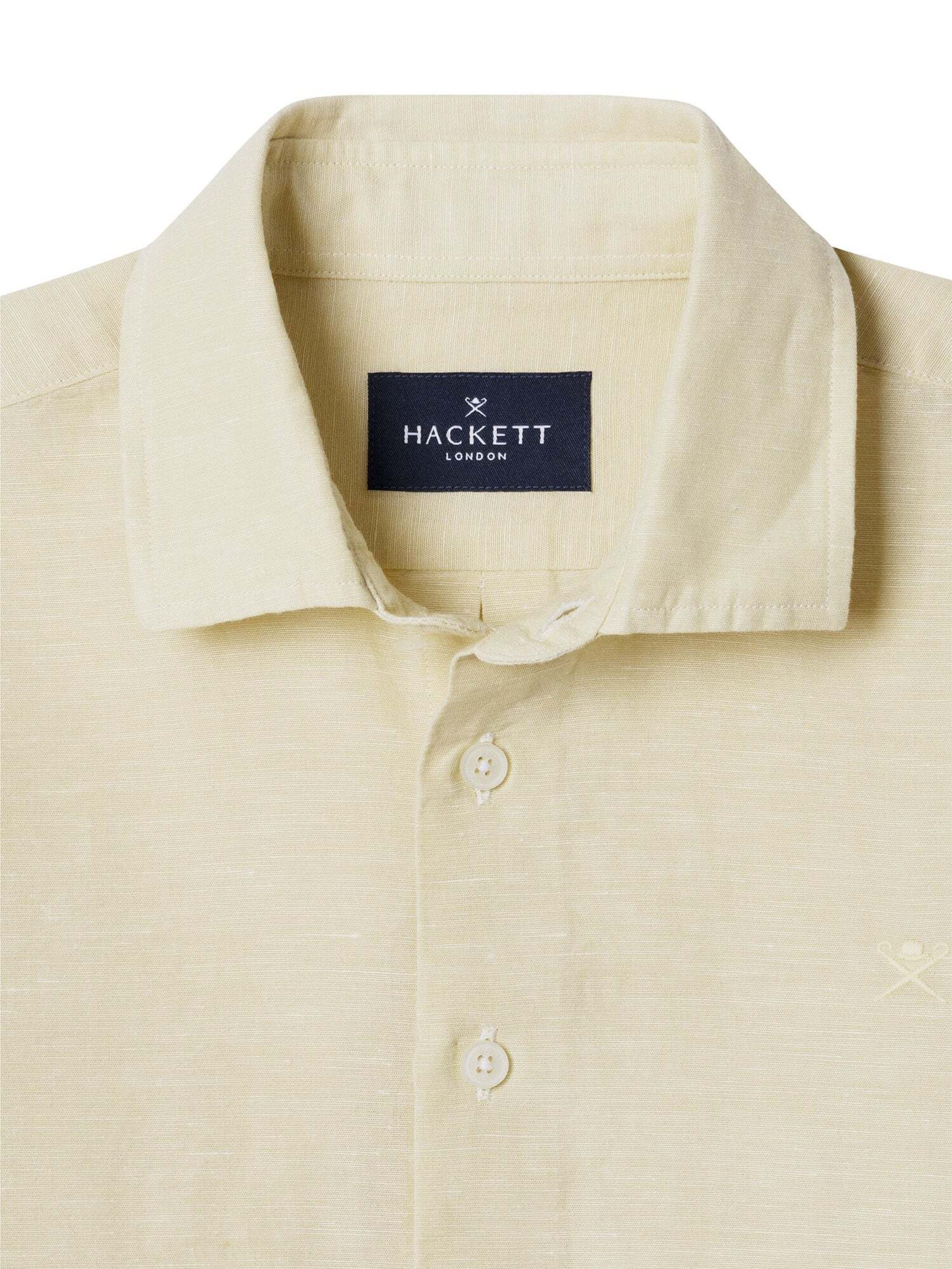 Hackett London Regular Fit Hemd 'Ess' in Gelb