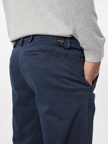 REPLAYSlimfit Chino hlače 'Benni' - plava boja