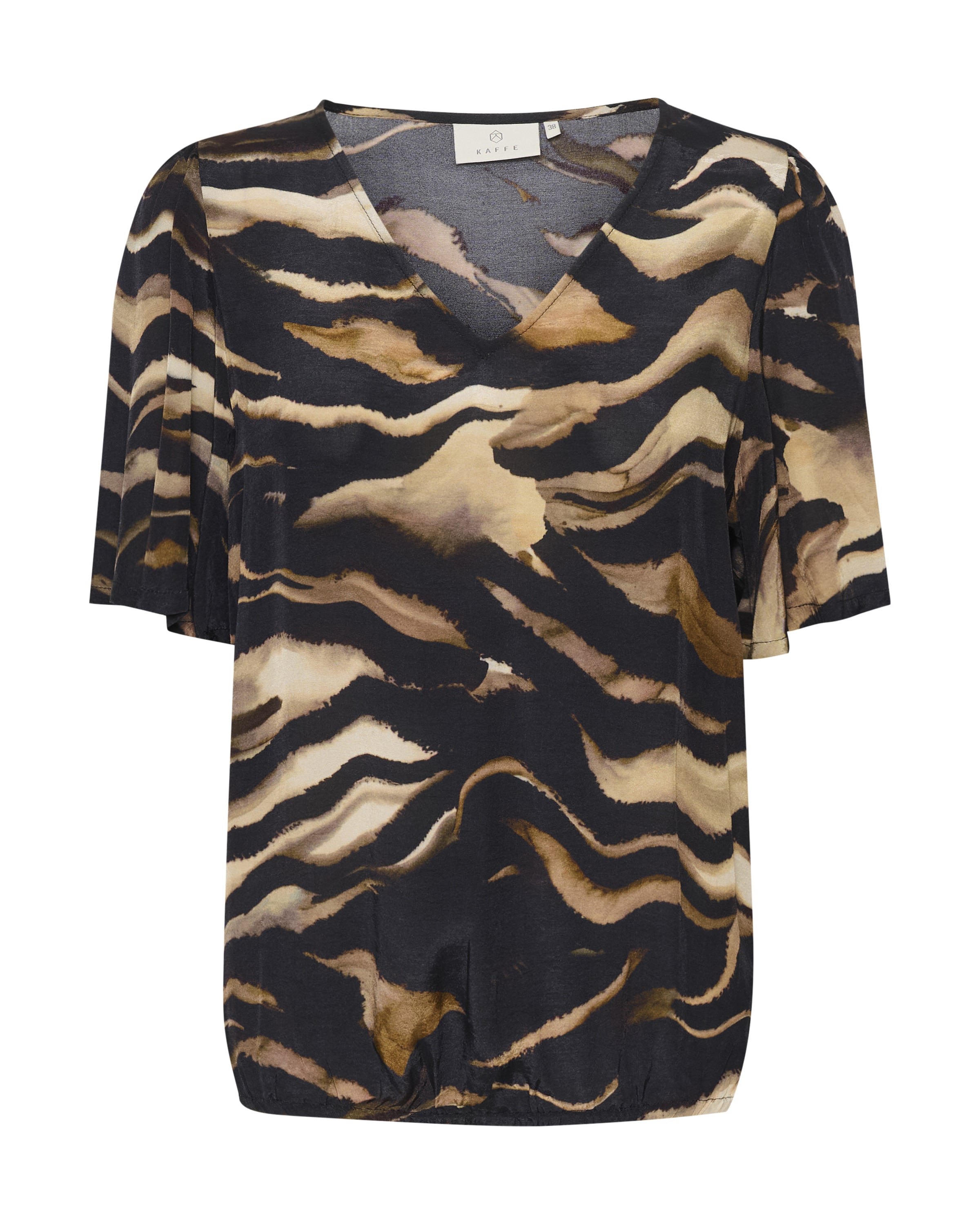 Kaffe Блузка 'Laila' в Коричневый: спереди