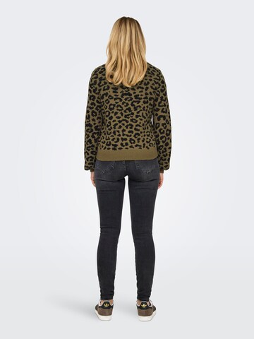 JDY Sweater 'JDYLORRAINE' in Brown