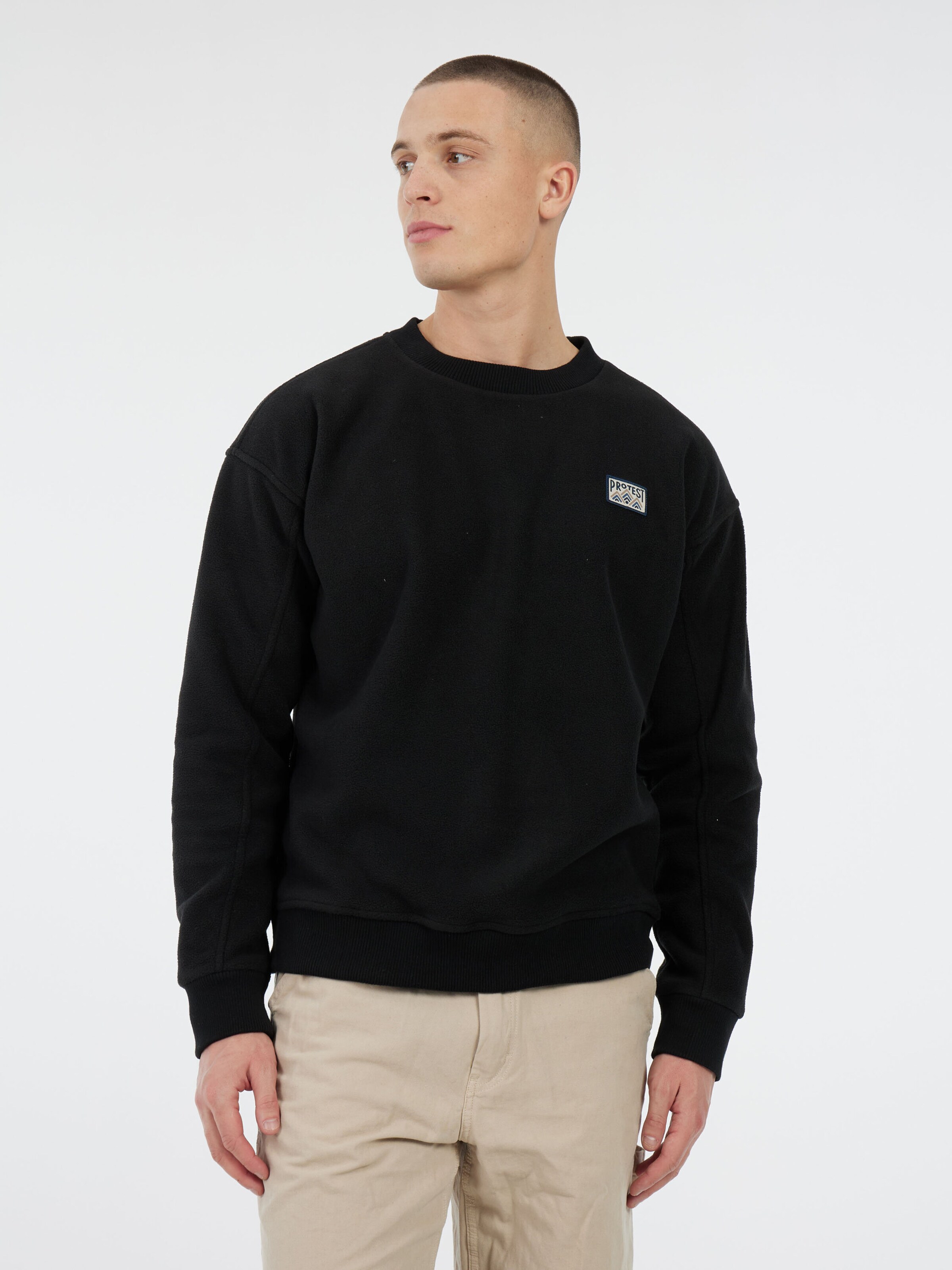 PROTEST Sweater 'PRTHawk' in Black: front