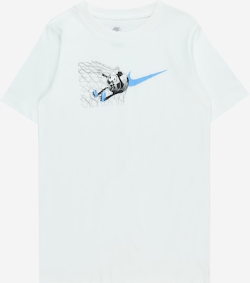 Nike Sportswear T-shirt 'SOCCER BALL FA23' i vit: framsida