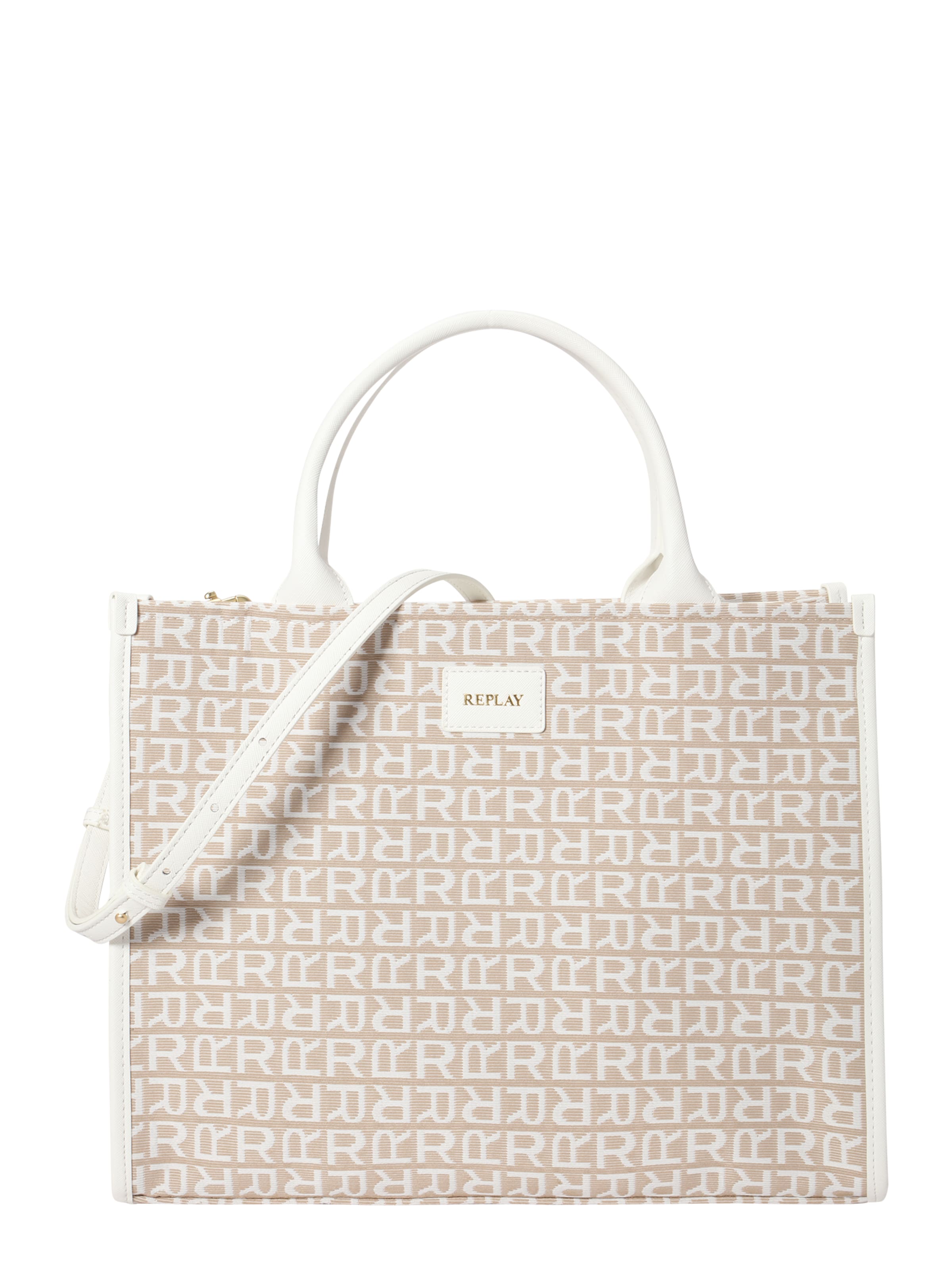 Borsa a mano di REPLAY in beige: frontale