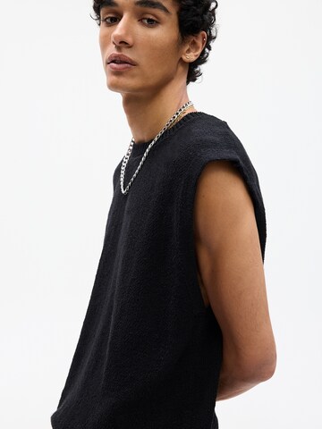 Pull&Bear Ujjatlan pulóverek - fekete