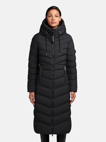 khujo Wintermantel 'Ingram4' in Zwart: voorkant