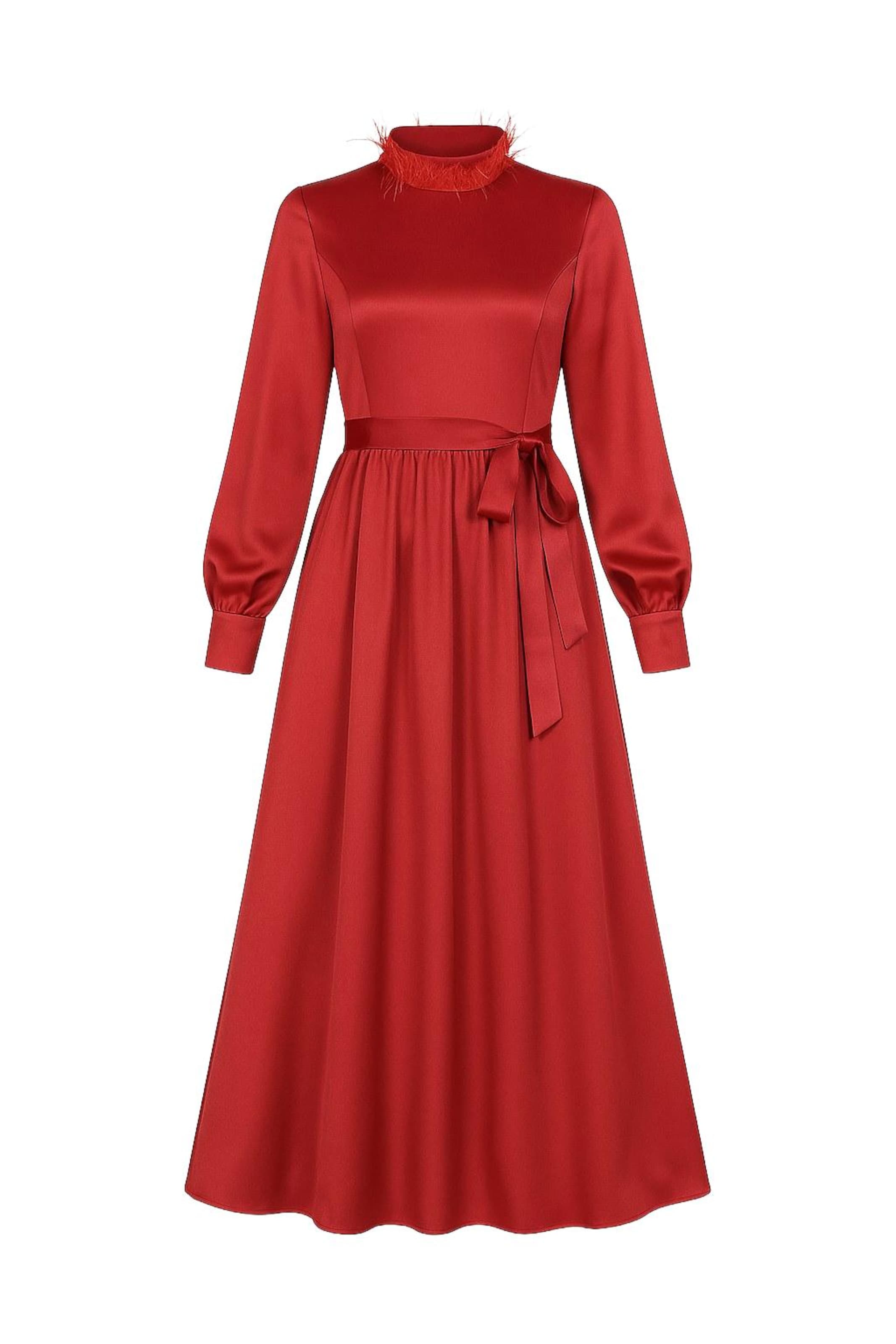 MODAMIHRAM Kleid in rot, Produktansicht