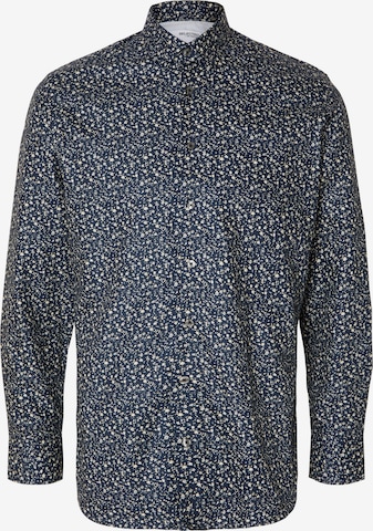 Chemise 'Soho' SELECTED HOMME en bleu : devant