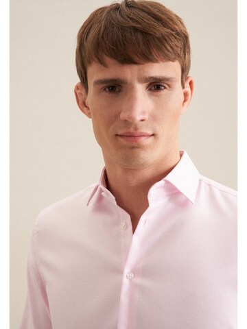 SEIDENSTICKER Slim fit Business shirt in Pink