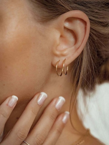 Boucles d'oreilles 'Eyes and Lips' Hey Happiness en or