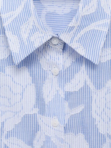 MANGO Blouse 'PALOMO' in Blue