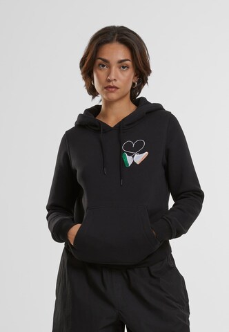 Mister Tee Свитшот 'Kicks Love' в Черный: спереди