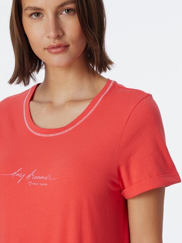 SCHIESSER Nightgown ' Casual Essentials ' in Red