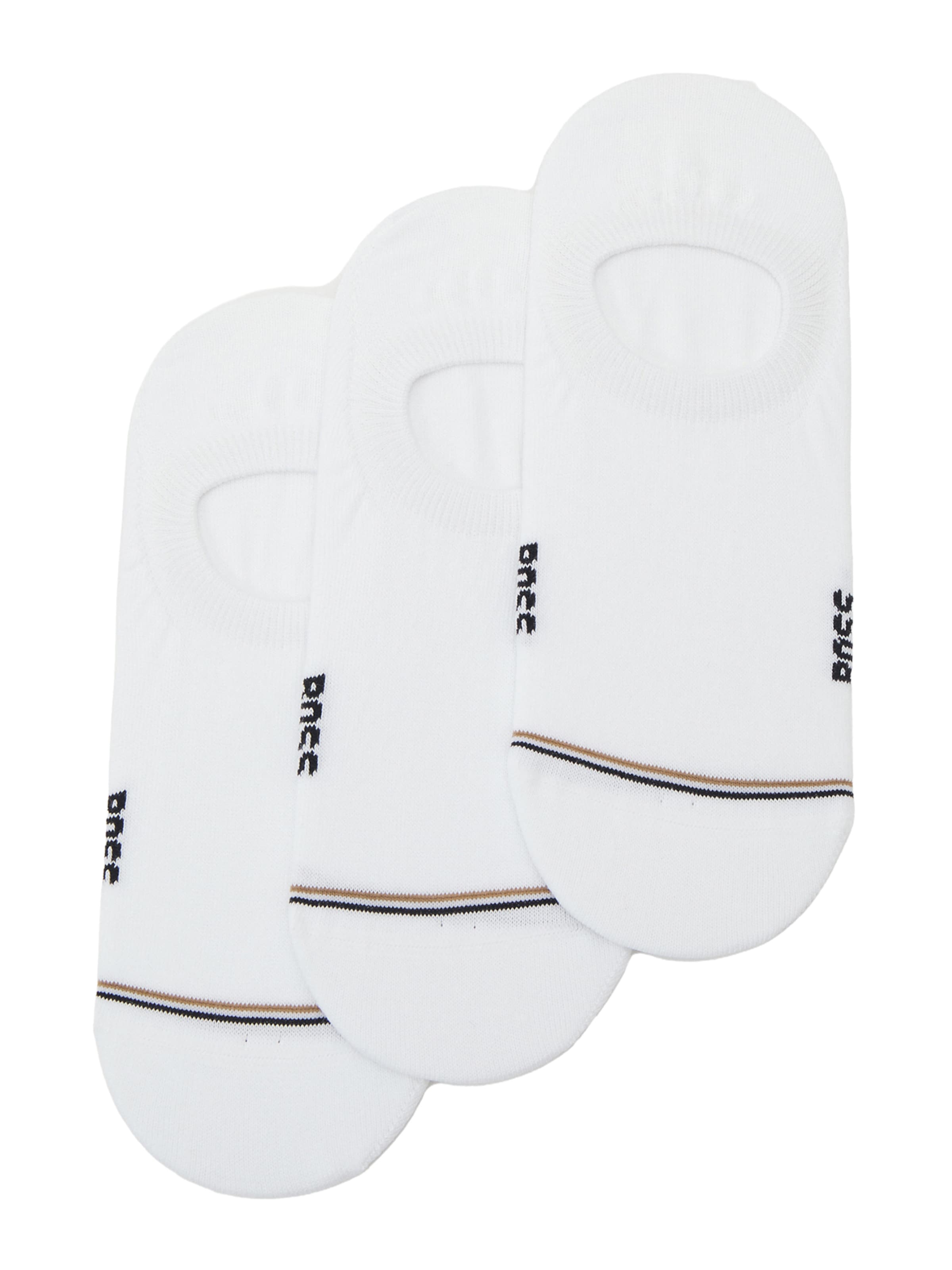 balts BOSS Zeķes 'Iconic': no priekšpuses