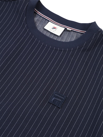 FILA - Camiseta 'PADOLA relaxed pinstripe t-shirt' en azul