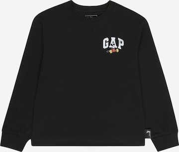 GAP - Camiseta en negro: frente