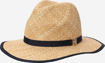 TOMMY HILFIGER Hatt 'Fedora' i beige: framsida