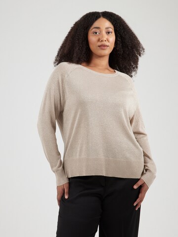 Z-One - Jersey 'Gl44itter' en beige: frente