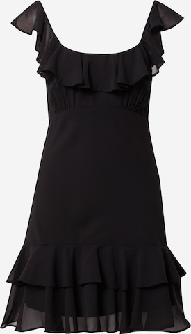 Robe de cocktail Abercrombie & Fitch en noir : devant