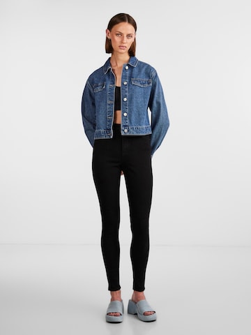 PIECES Skinny Jeans 'DANA' in Zwart