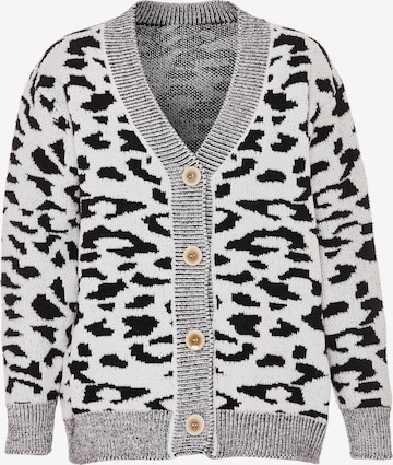 Poomi Strickjacke in Weiß: Vorderseite