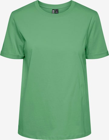 Maglietta 'RIA' di PIECES in verde: frontale