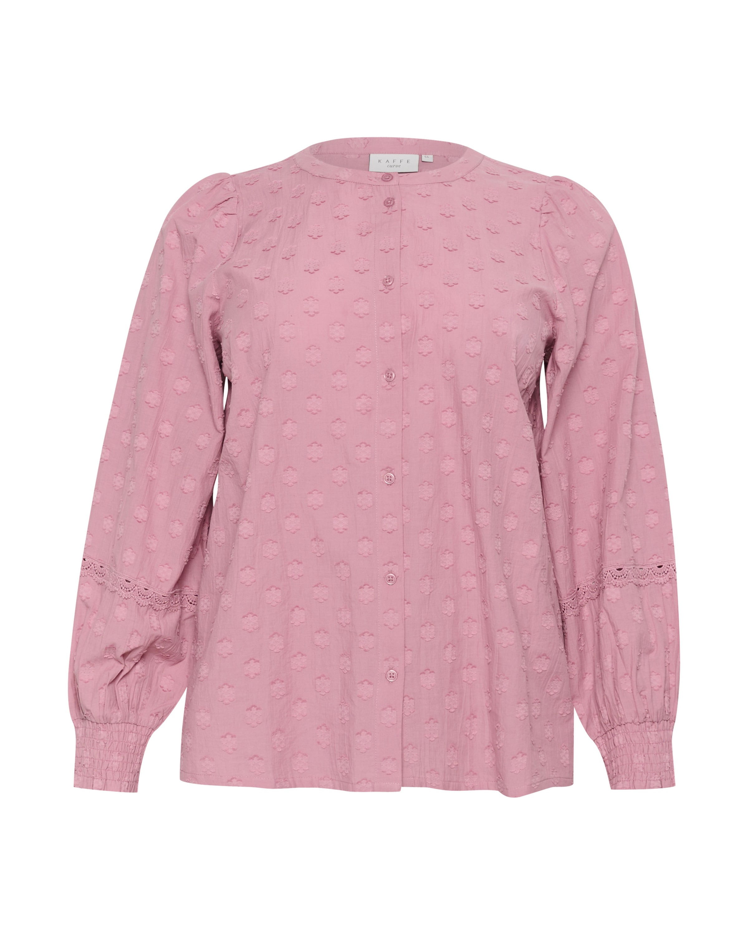 Chemisier 'KC Loulou' KAFFE CURVE en rose : devant