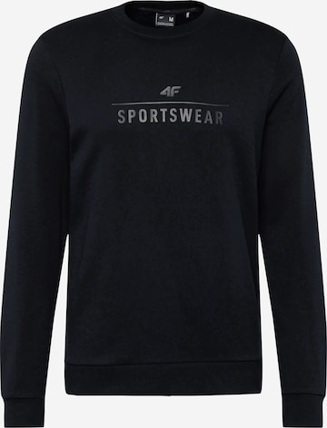 4F Athletic Sweatshirt in Black: front