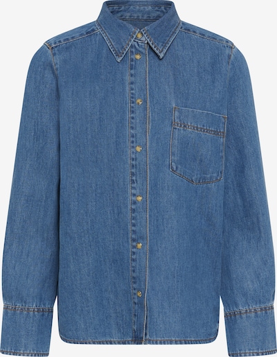 InWear Bluse in XXS in blue denim, Produktansicht