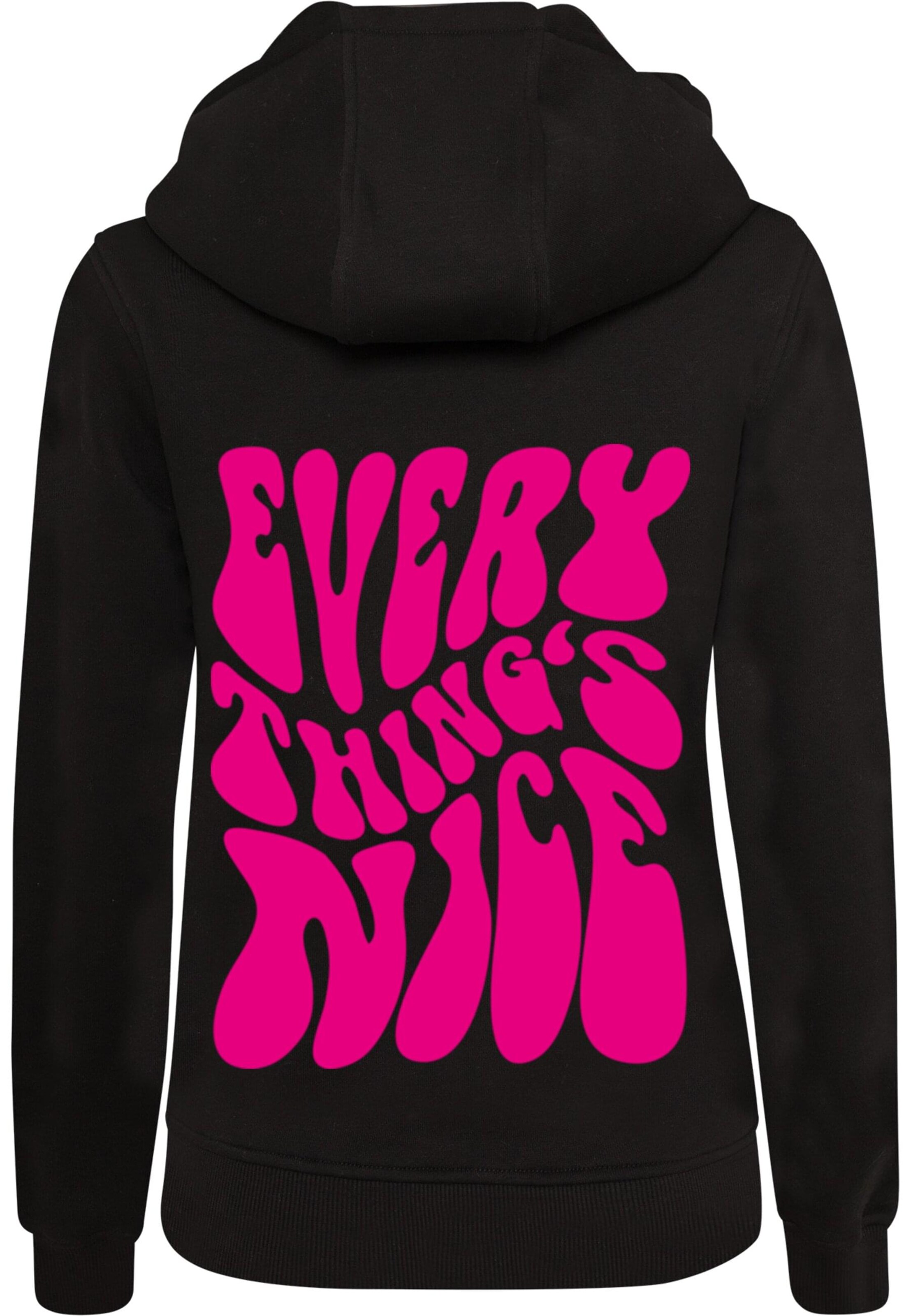 Mister Tee Sweatshirt 'Everything's Nice' in Black