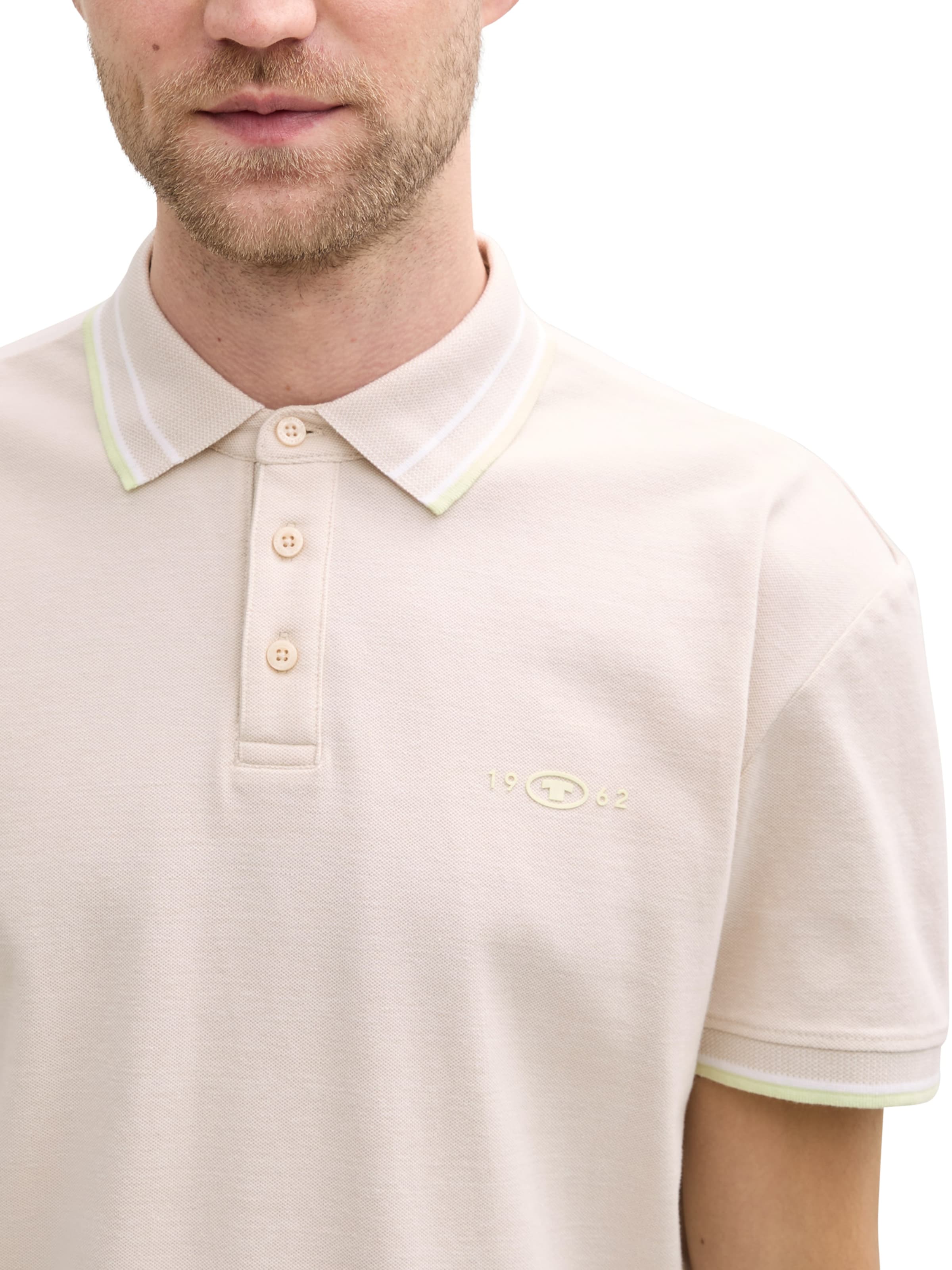 TOM TAILOR Shirt in Beige