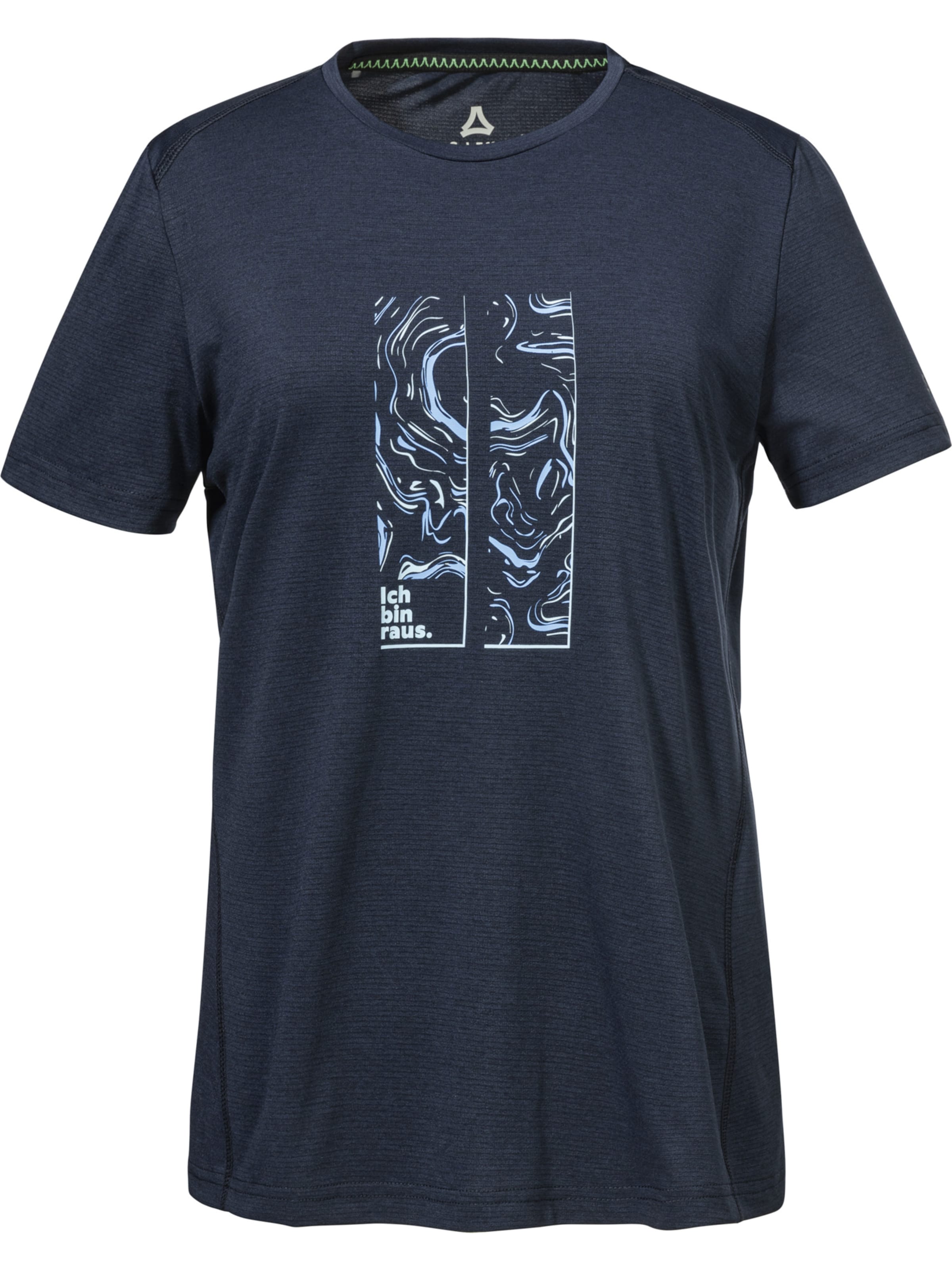 Schöffel Shirt 'CIRC Sulten' in Blauw: voorkant