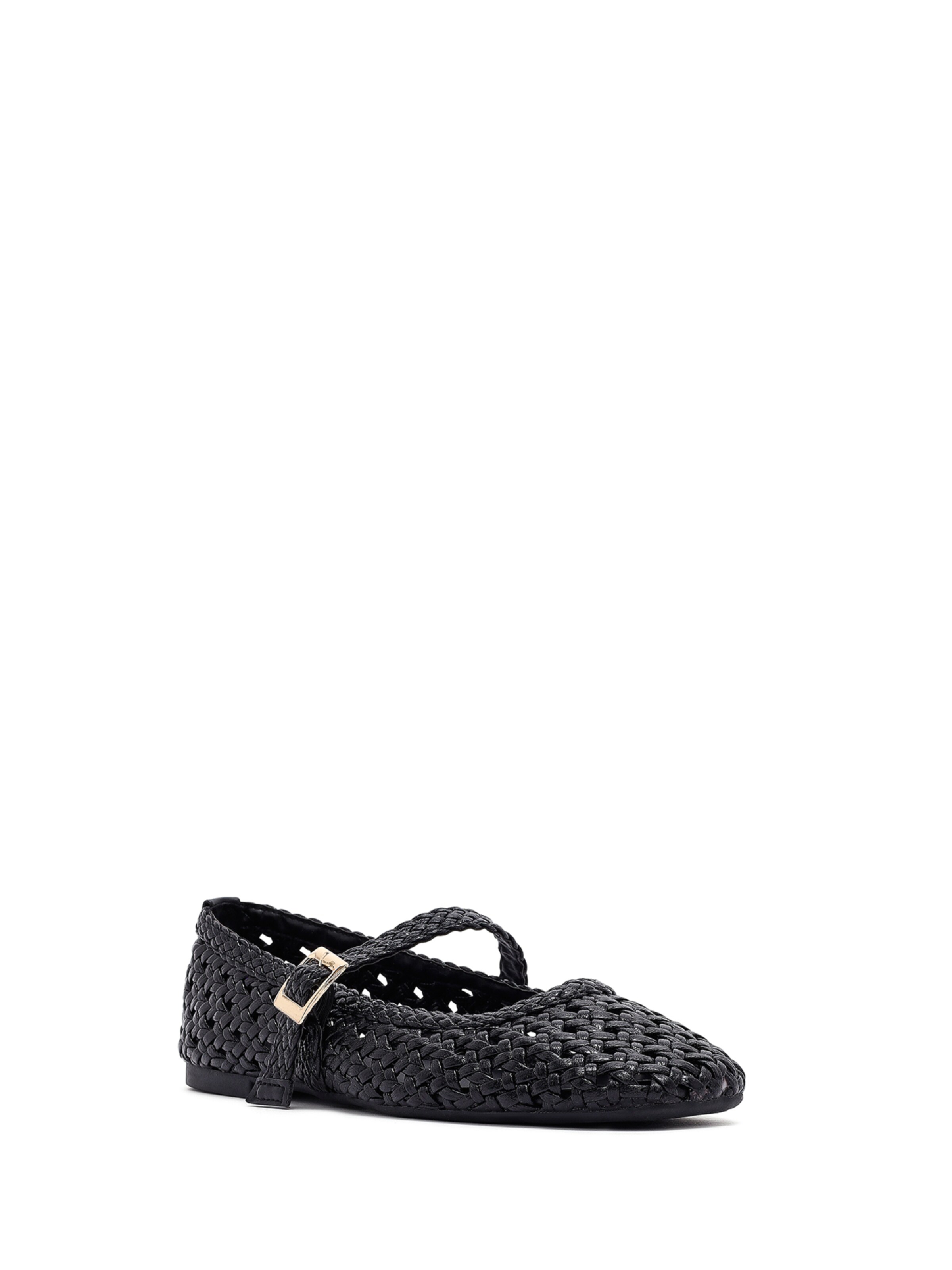 Derimod Ballet Flats with Strap in Black