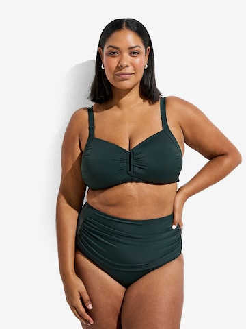 žalia Swim by Zizzi Bikinio kelnaitės 'Stilde': priekis