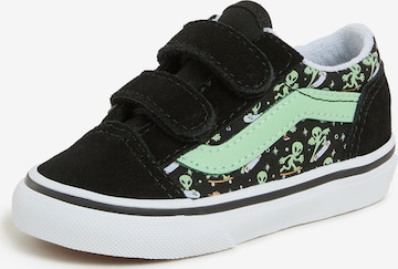 juoda VANS Sportbačiai 'Old Skool Hook And Loop': priekis