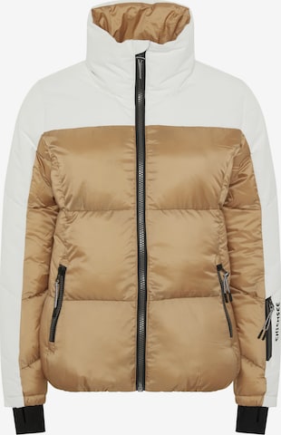 CHIEMSEE Athletic Jacket in Beige: front