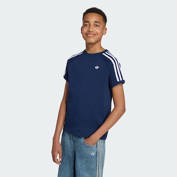 T-Shirt '3 STRIPES' ADIDAS ORIGINALS en bleu : devant