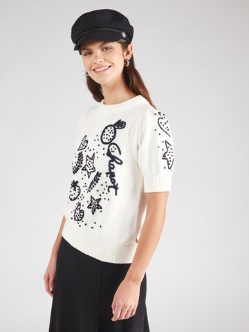 Pull-over 'Edo' Fabienne Chapot en beige : devant