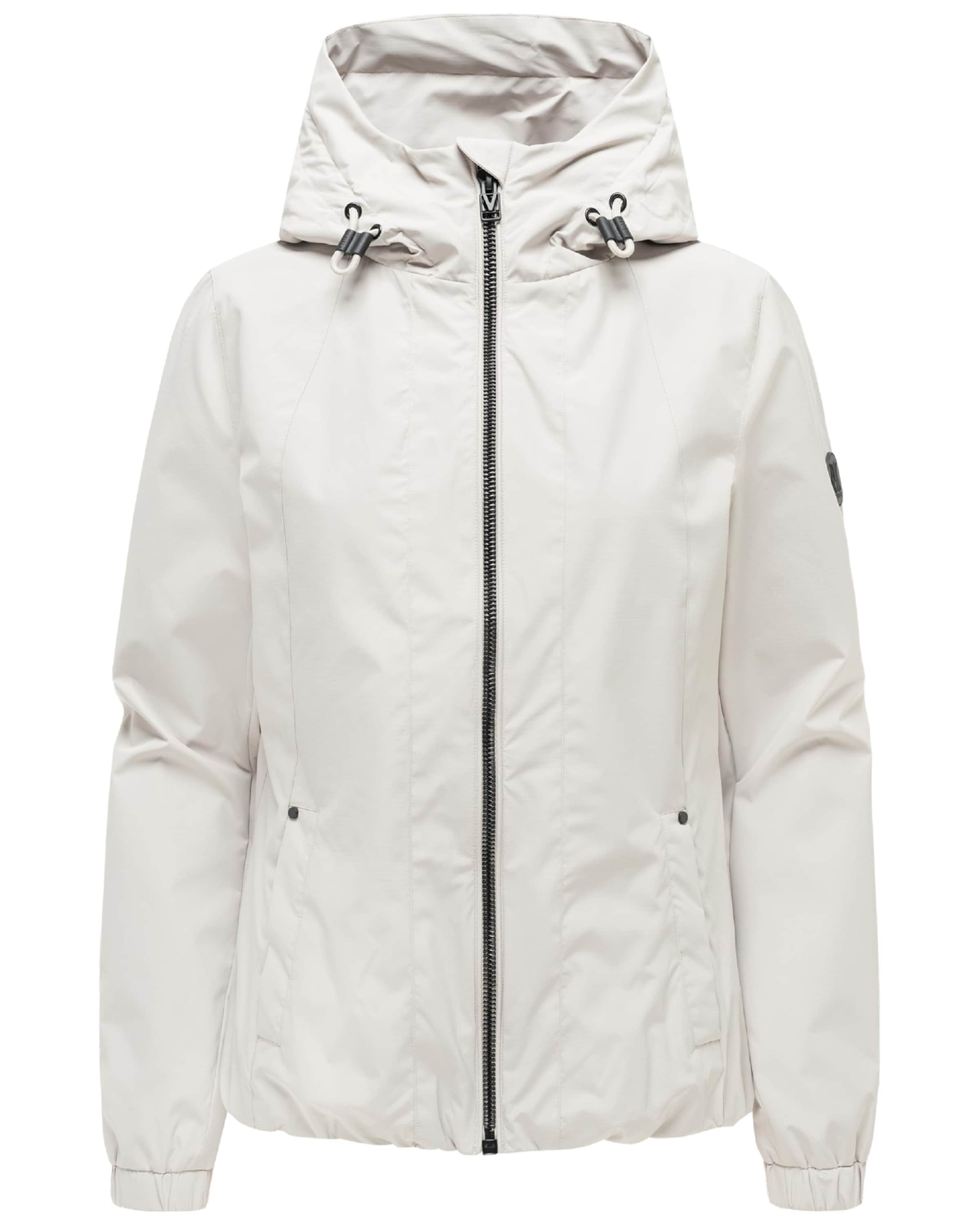 MARIKOO Between-season jacket 'Yoshikoo 16' in White: front