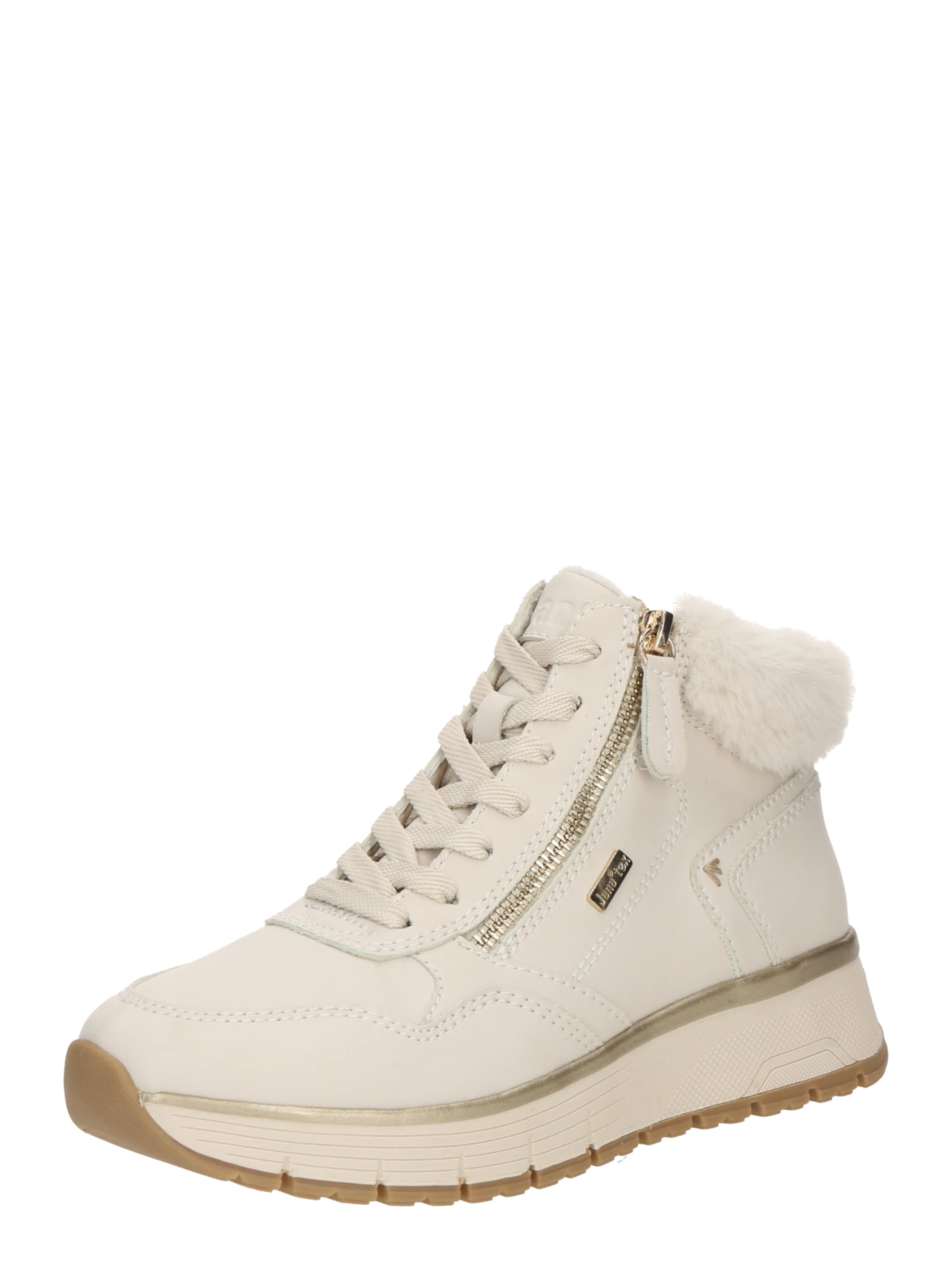 JANA Ботинки на шнуровке в Бежевый: спереди