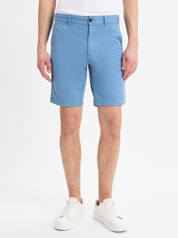 BOSS Chino ' Chino Slim ' in Blauw: voorkant