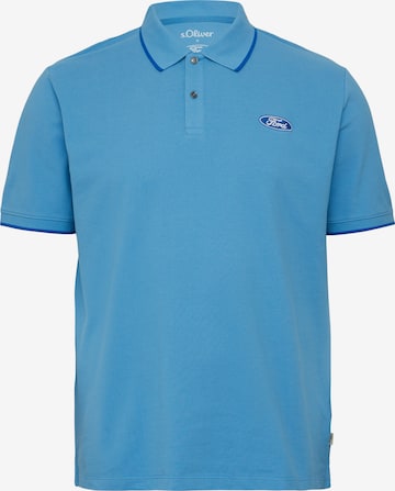 s.Oliver Poloshirt in Blau: Vorderseite
