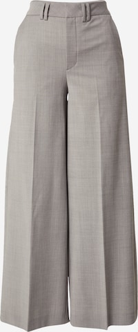 DRYKORNWide Leg/ Široke nogavice Hlače na crtu 'AQUITE' - smeđa boja: prednji dio