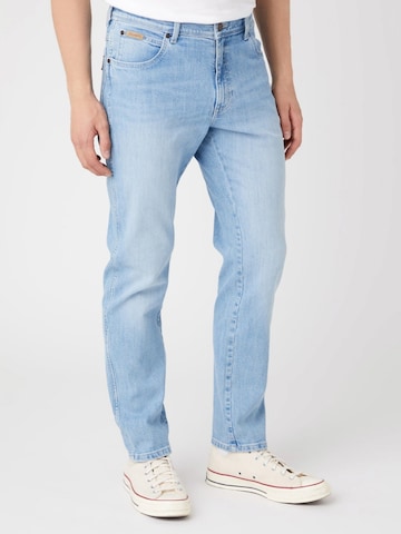 Slimfit Jeans 'Wrangler Texas Taper Lovesick W12TY728Q 112319945' di WRANGLER in blu: frontale