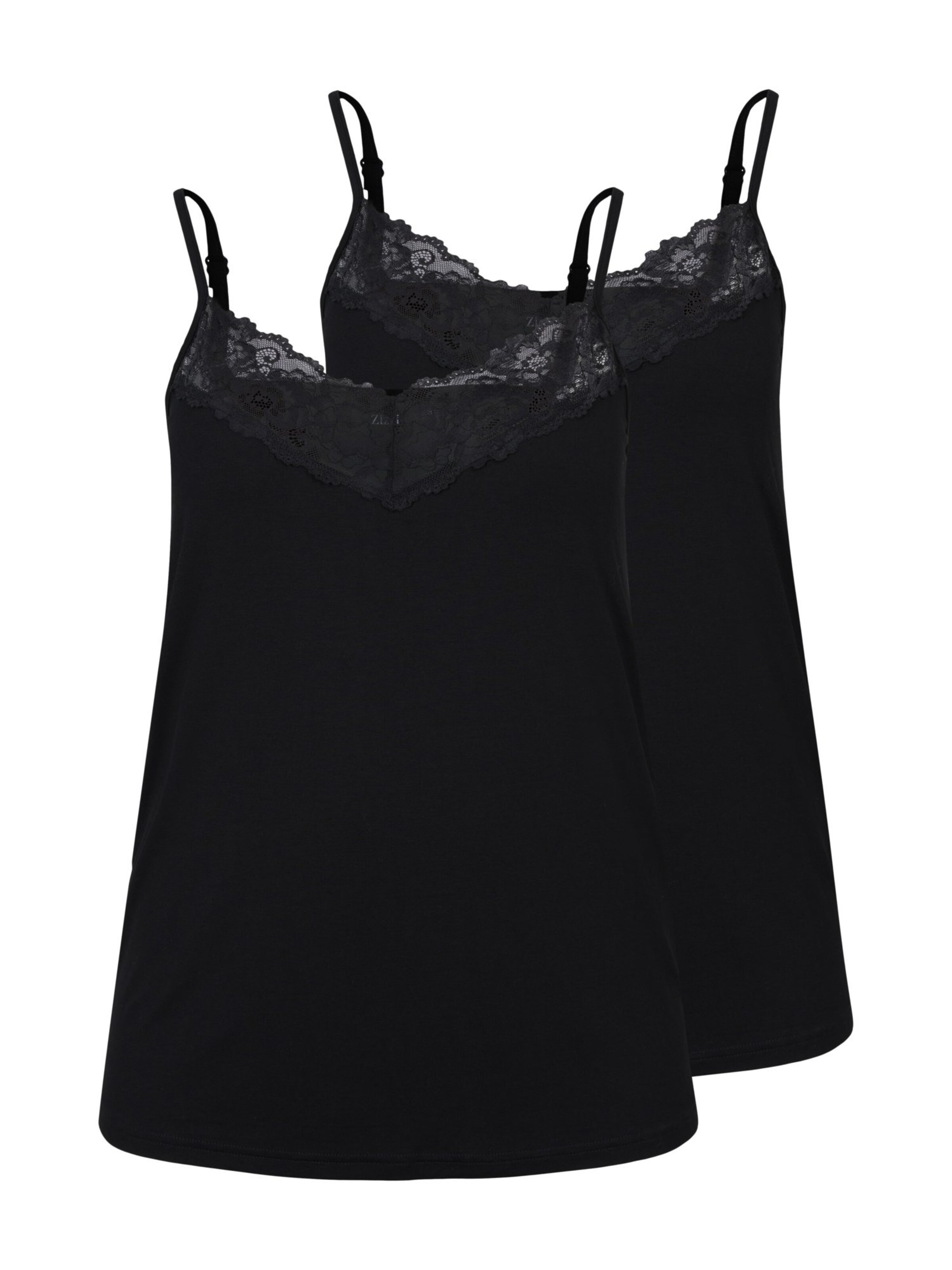 Zizzi - Top em preto: frente