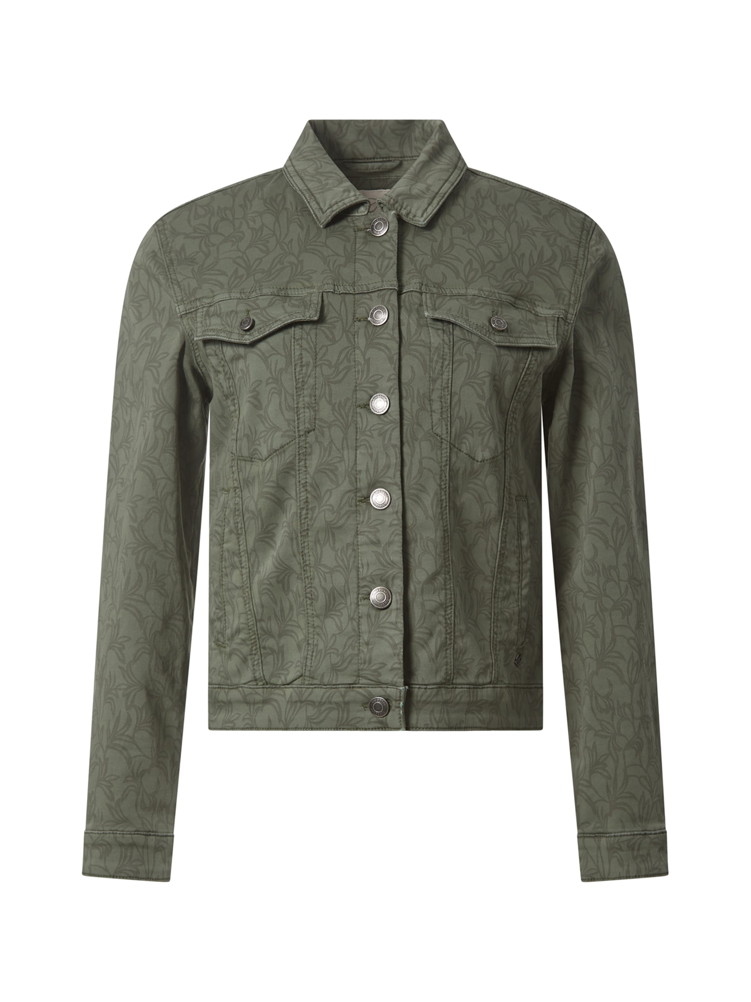 TIMEZONE Jeansjacke 'Casual' in Grün: Vorderseite