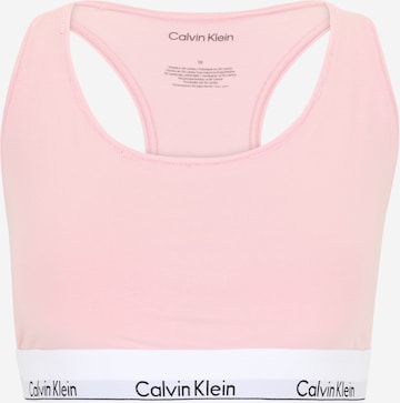 Calvin Klein Underwear PlusBustier Grudnjak - roza boja: prednji dio