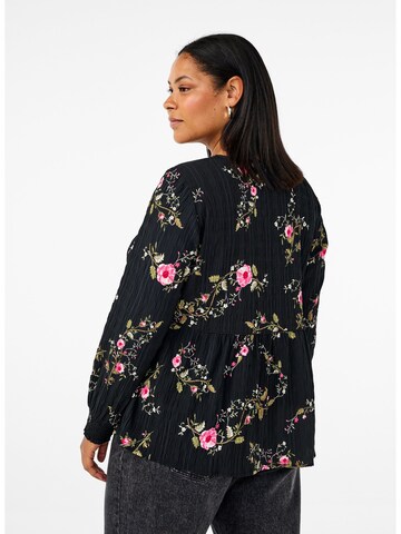 Zizzi Blouse 'Wes' in Black