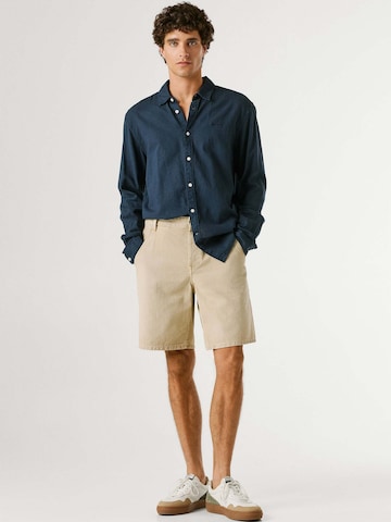 Pepe Jeans Loosefit Shorts 'Helix' in Beige