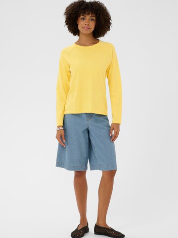 CULTURE Pullover 'Annemarie' in Gelb